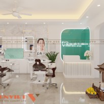 Thiết kế phòng khám nha Á Đông